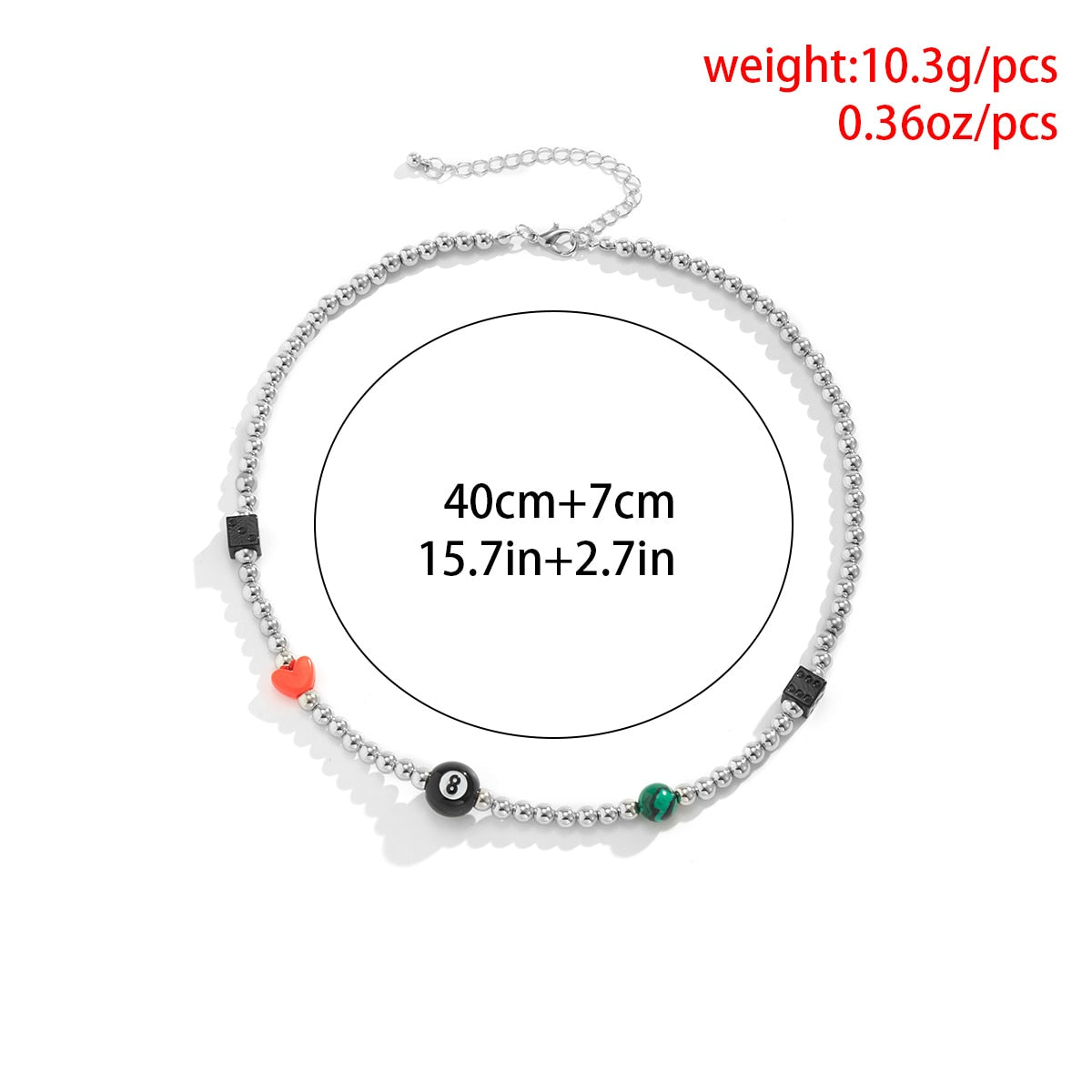 Dice Choker Necklace