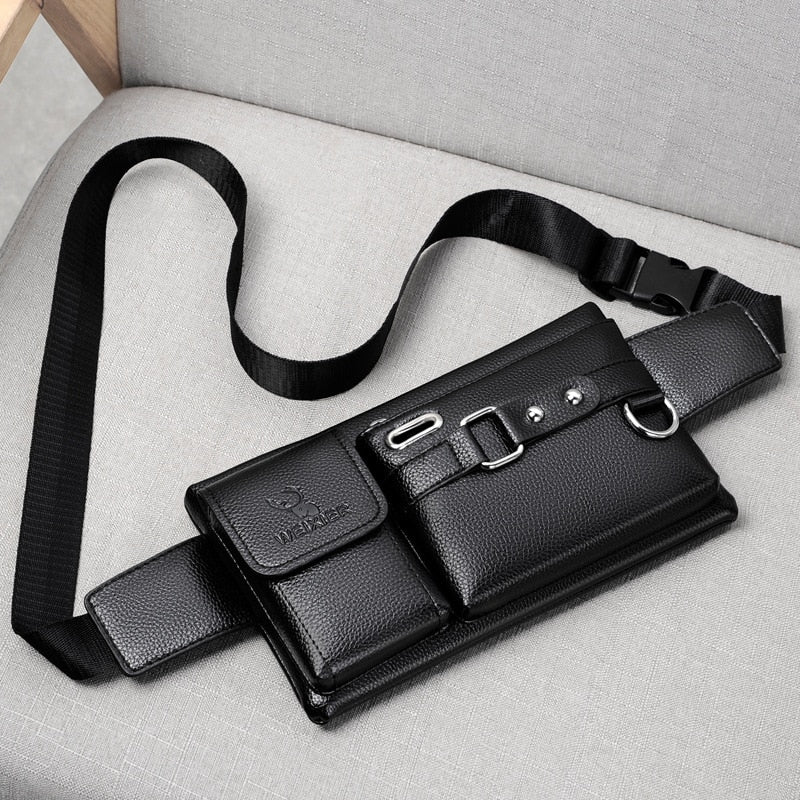 Leather Male Cross Belt Bag