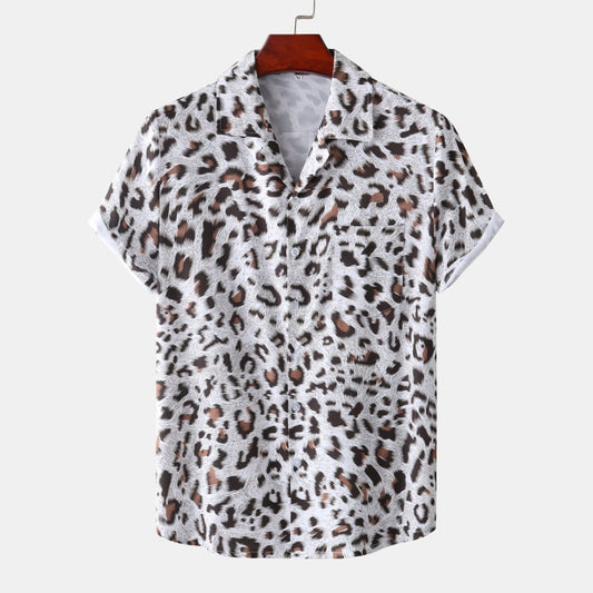 Leopard Print Hawaiian Shirt