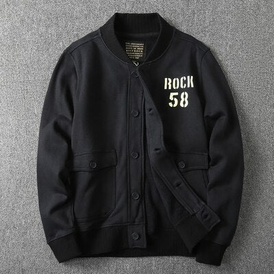 Retro Baseball Knitted Jacket