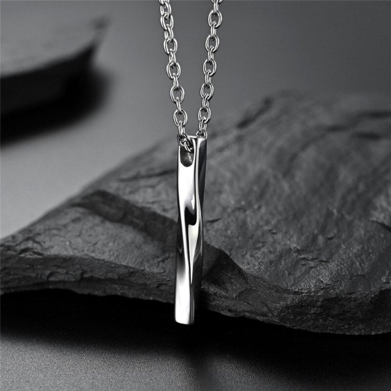 Rectangle Pendant Necklace