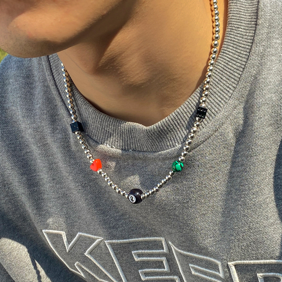Dice Choker Necklace