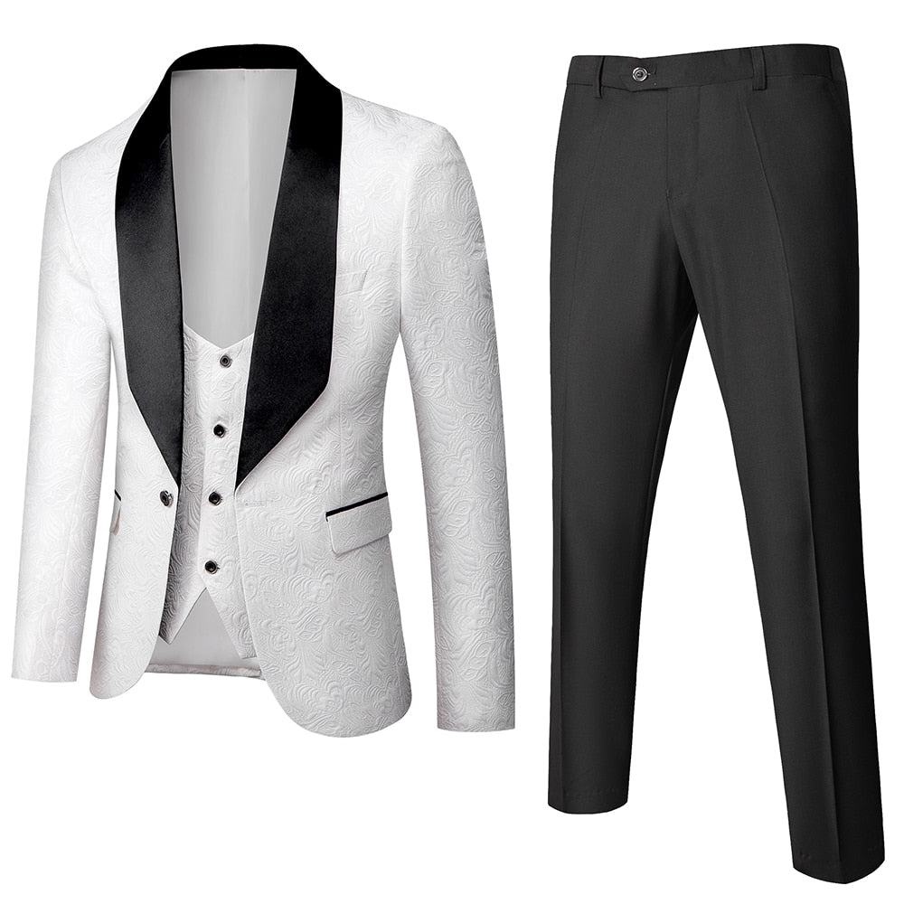 Banquet Feather Blazer 3 Set Suits