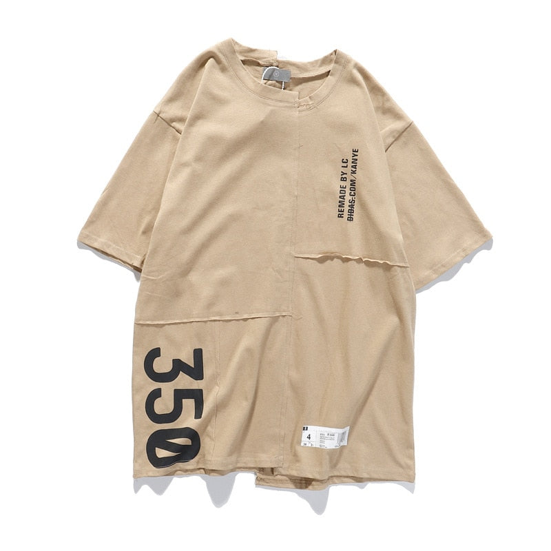 Urban Letter Print T-shirts