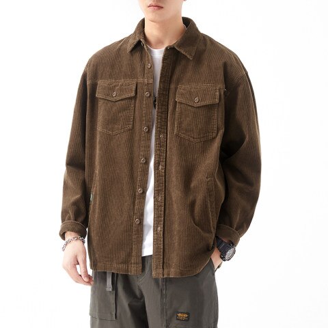 LMS Corduroy Vintage Denim Jacket