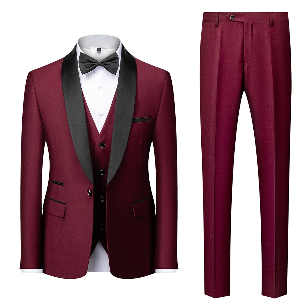 Business Casual 3 Pieces Set Suits