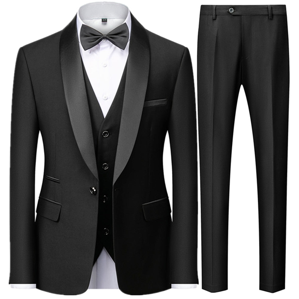 Business Casual 3 Pieces Set Suits