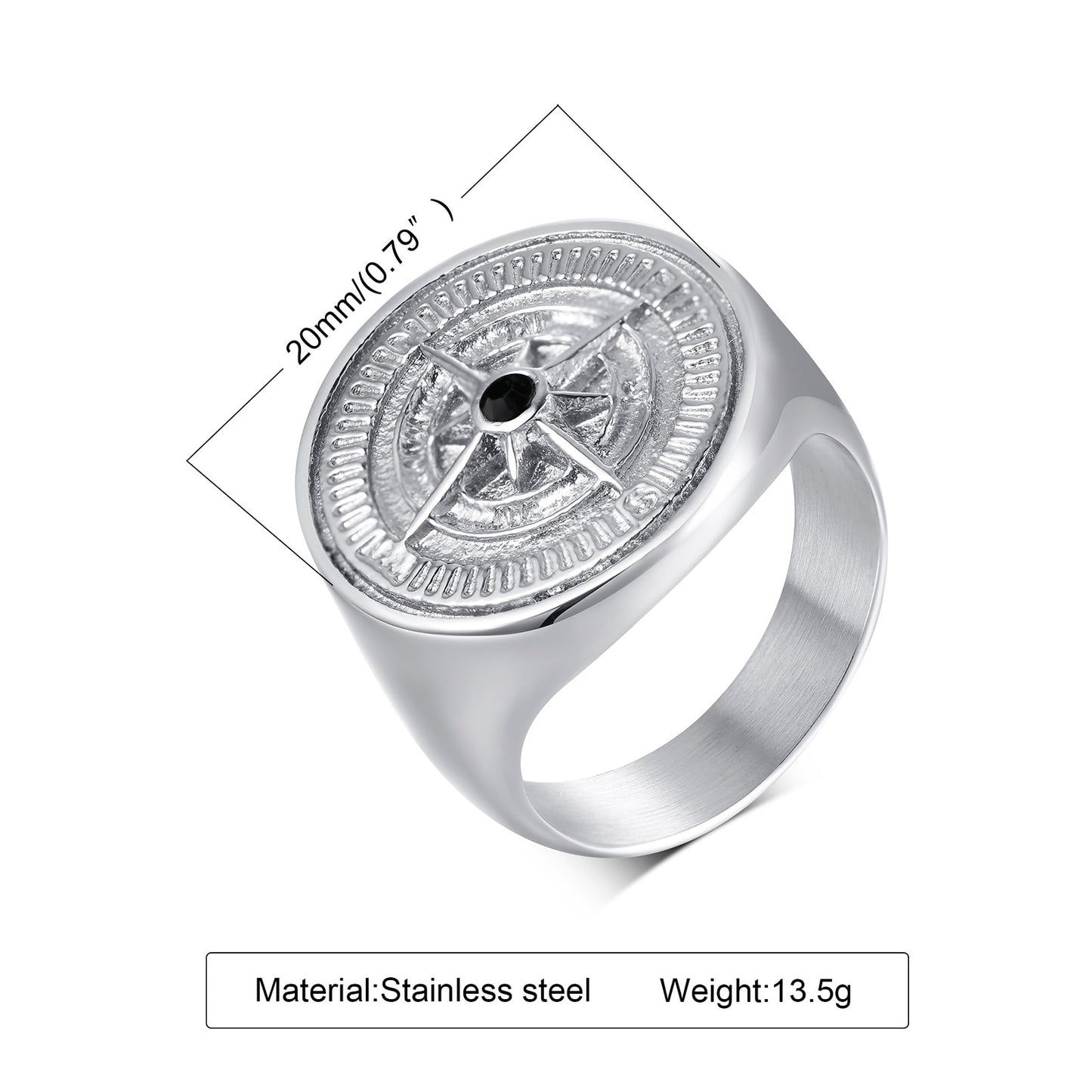 Nautical Compass Ring