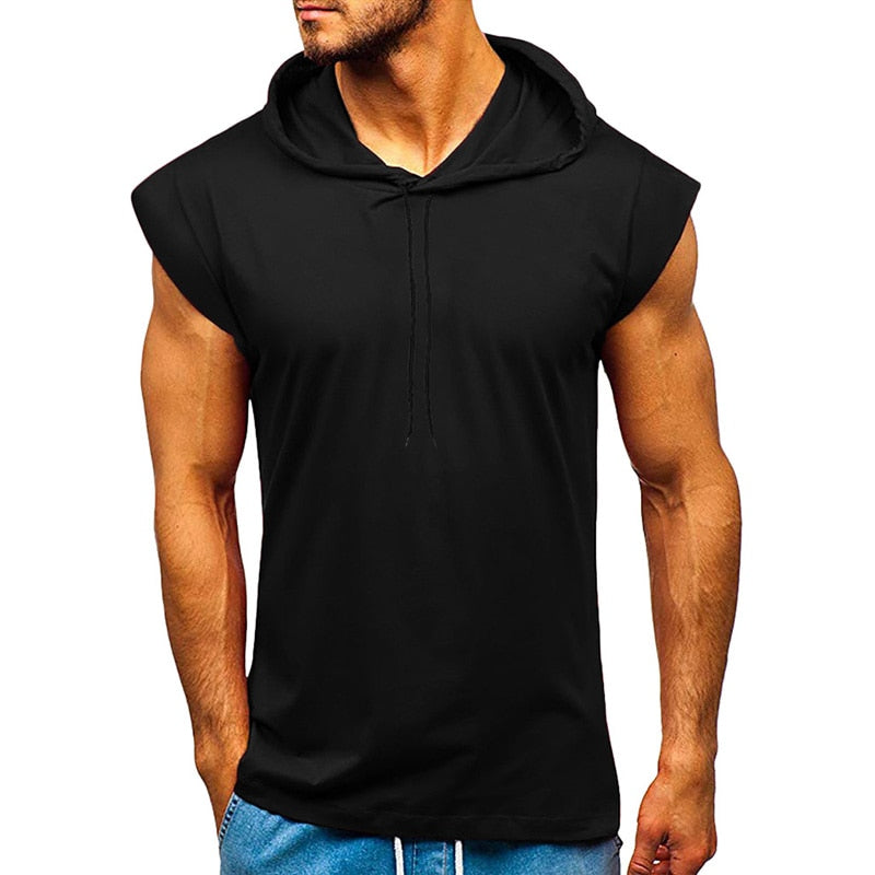 Slim Fit Armless Hoodies