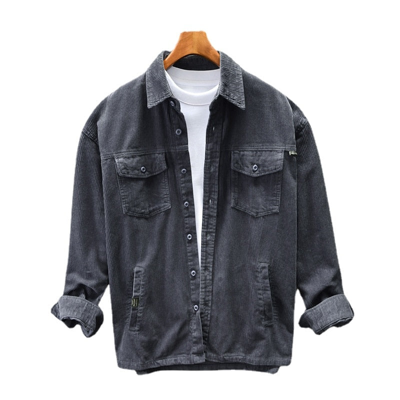 LMS Corduroy Vintage Denim Jacket