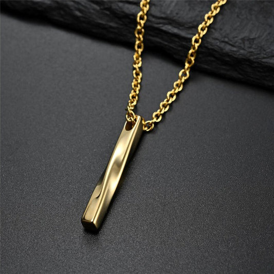 Rectangle Pendant Necklace