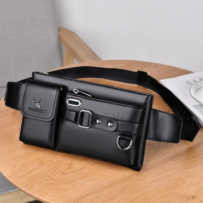 Leather Male Cross Belt Bag