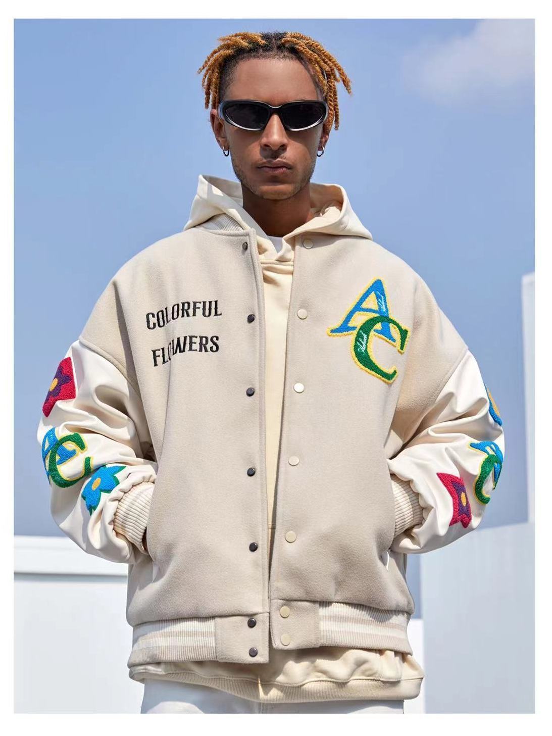 United Flower Embroidered Jacket