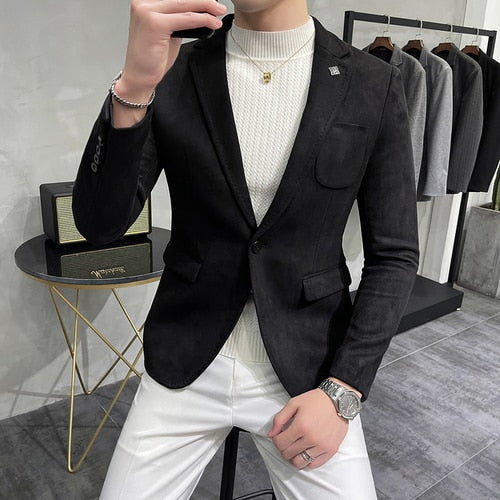 Deerskin Leather Blazer