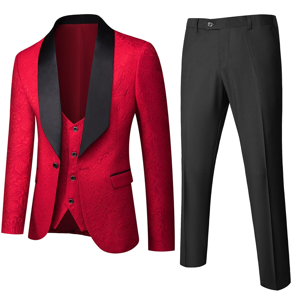 Banquet Feather Blazer 3 Set Suits