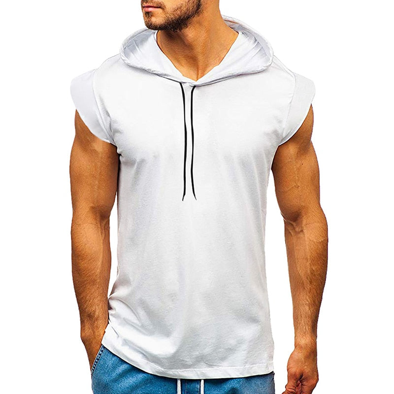 Slim Fit Armless Hoodies