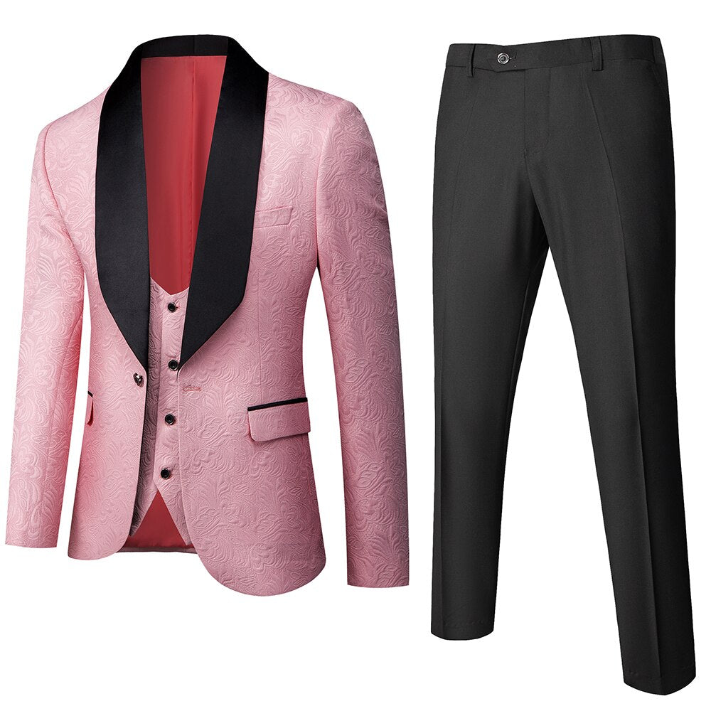 Banquet Feather Blazer 3 Set Suits