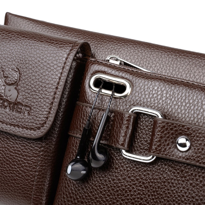Leather Male Cross Belt Bag