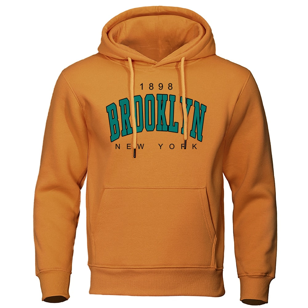 Brooklyn New York Printed Hoody
