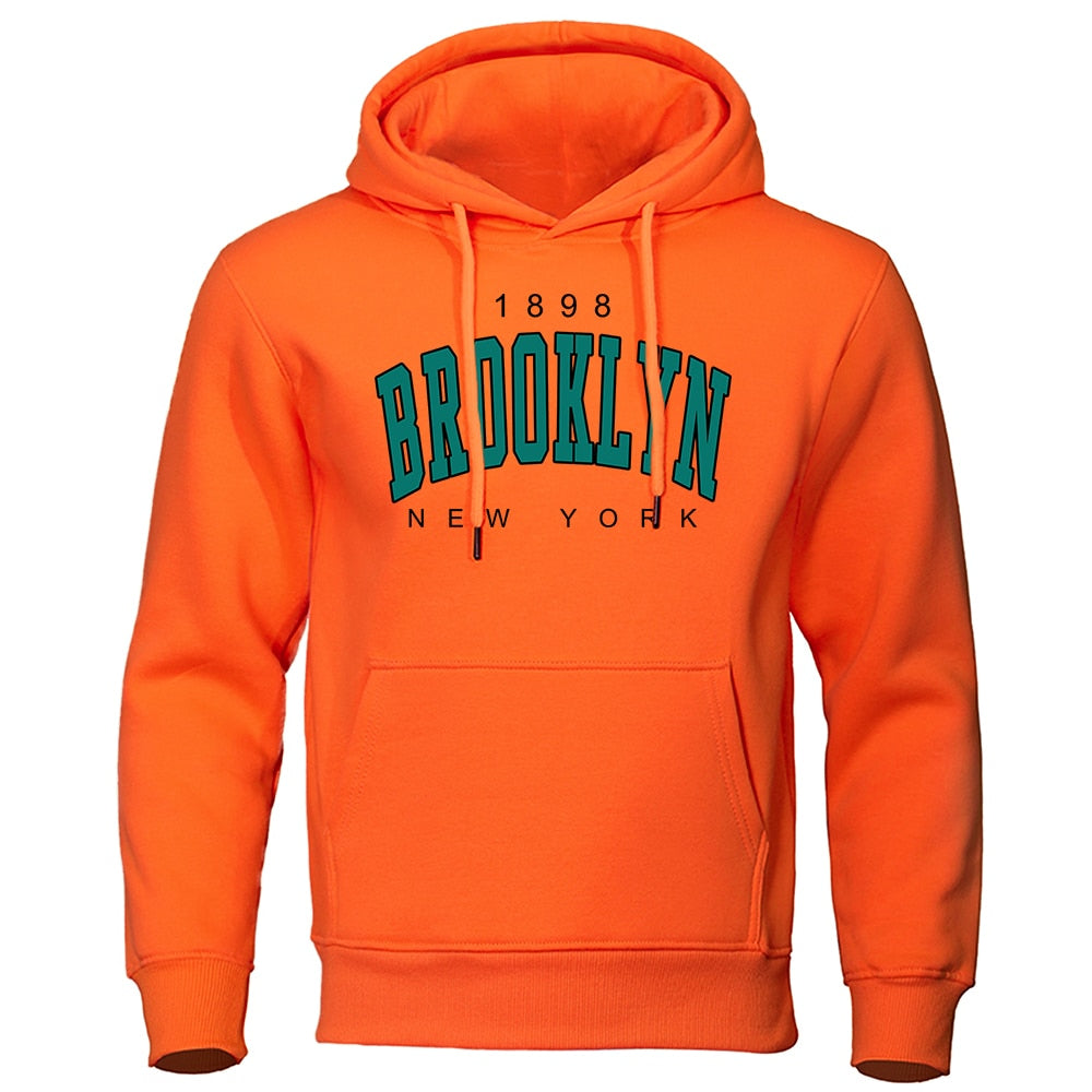 Brooklyn New York Printed Hoody