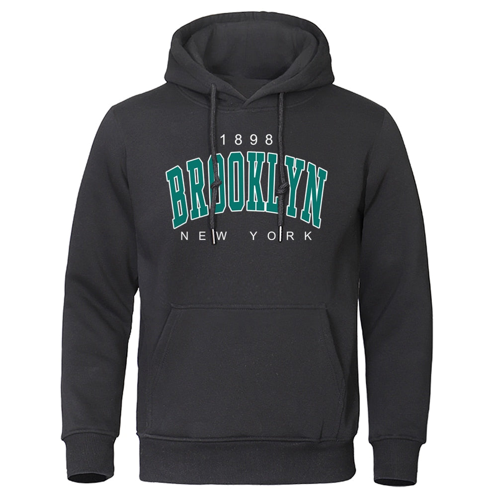 Brooklyn New York Printed Hoody
