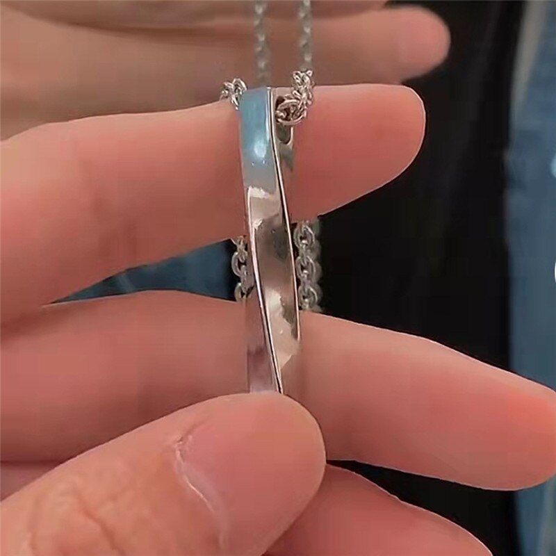 Rectangle Pendant Necklace