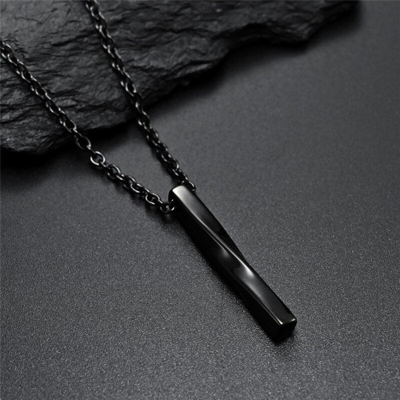 Rectangle Pendant Necklace