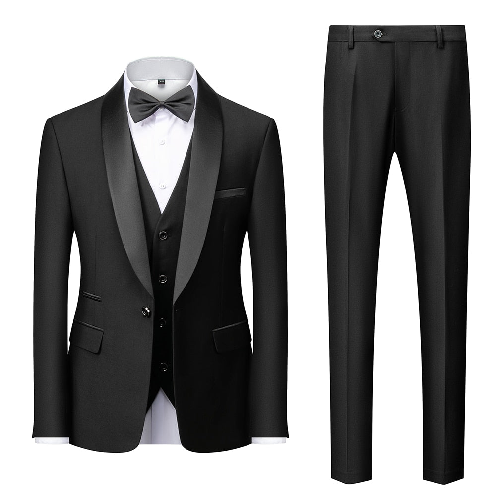 Business Casual 3 Pieces Set Suits