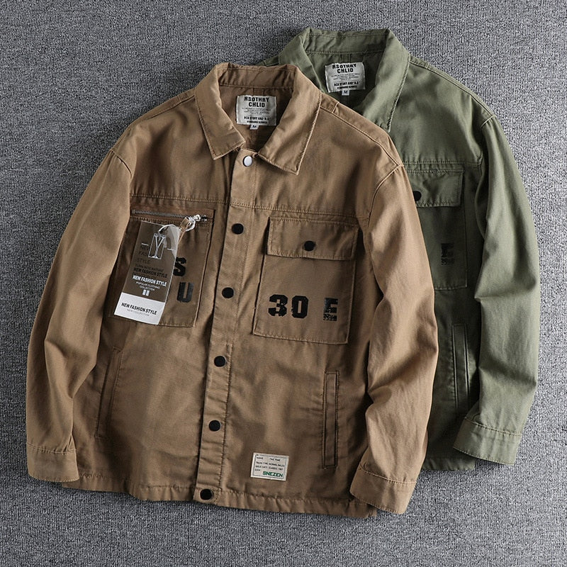 Military Long Sleeve Shirt Jackets