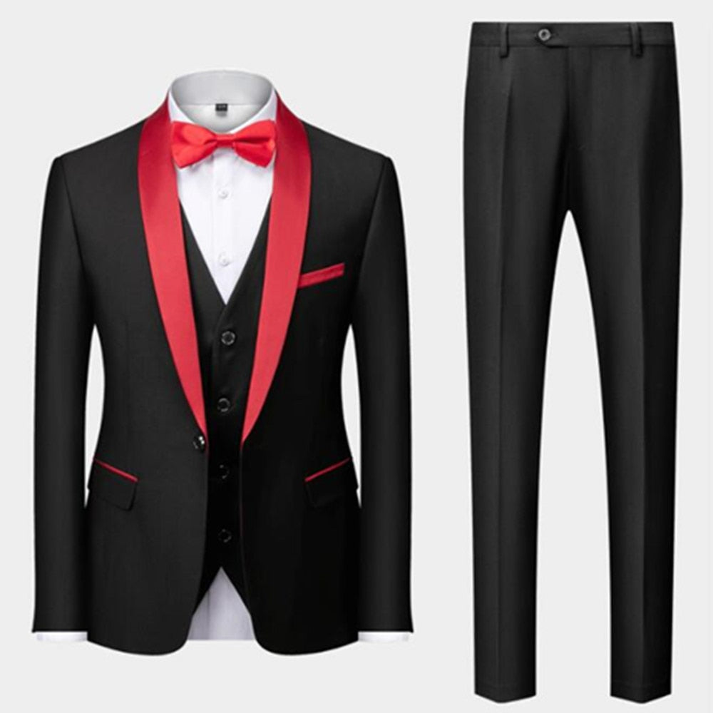 Business Casual 3 Pieces Set Suits