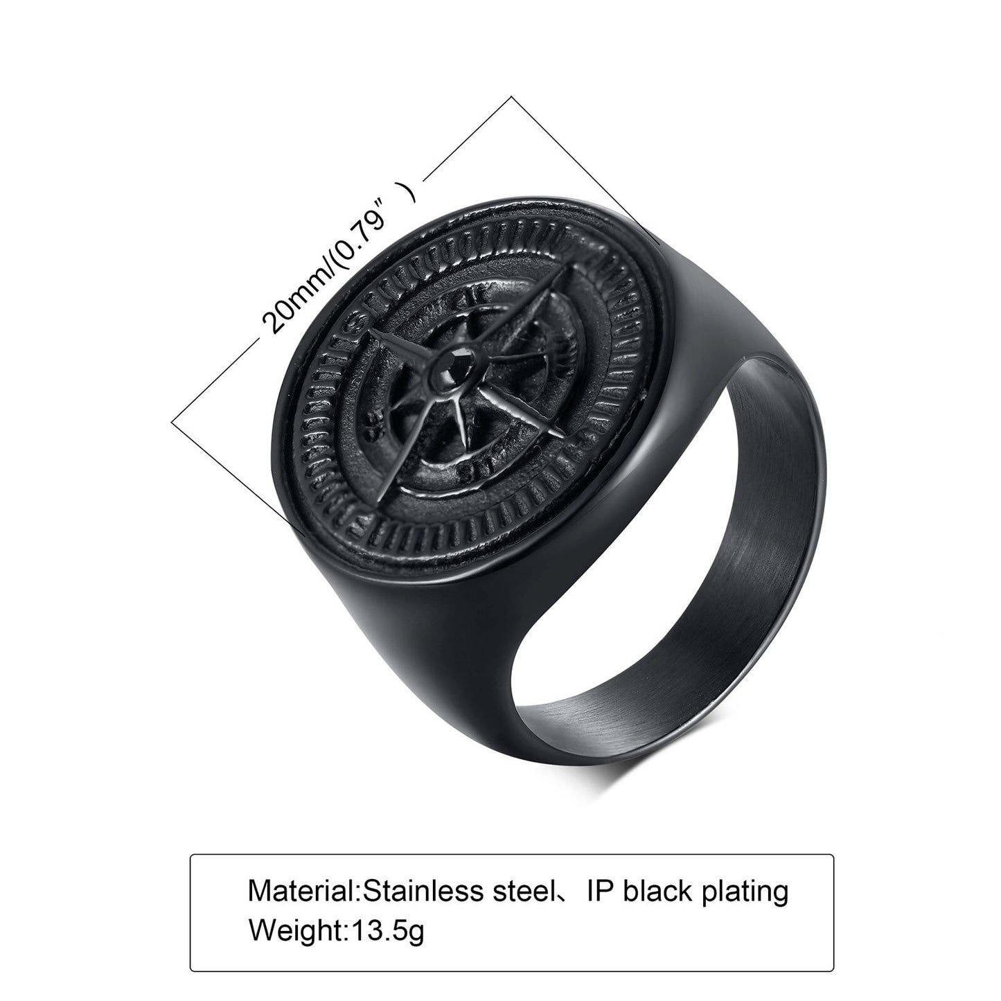 Nautical Compass Ring