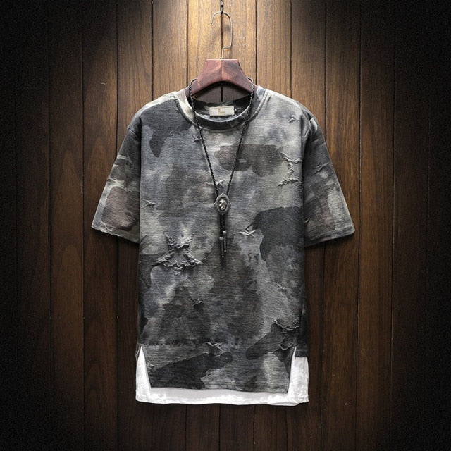 Camo Patchwork T-Shirt