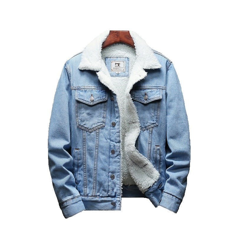 Thick Winter Denim Jean Jackets