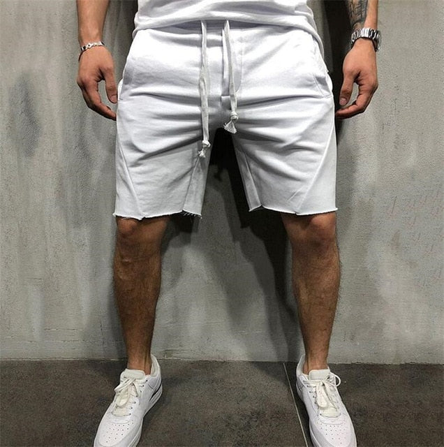 Ripped Short Jogger Pants