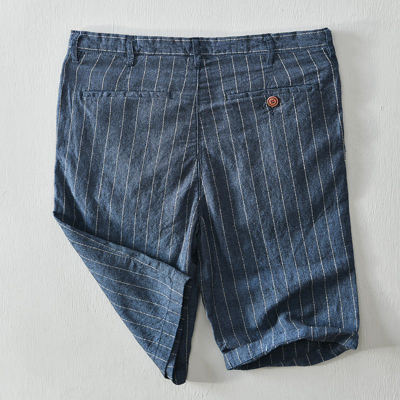 Stripe Linen Short Pant