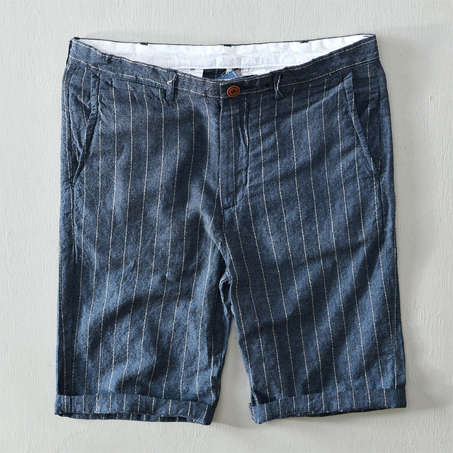 Stripe Linen Short Pant