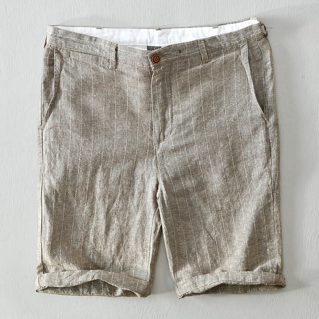 Stripe Linen Short Pant