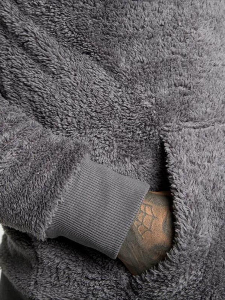 Fashion Velvet Thick Hoodie