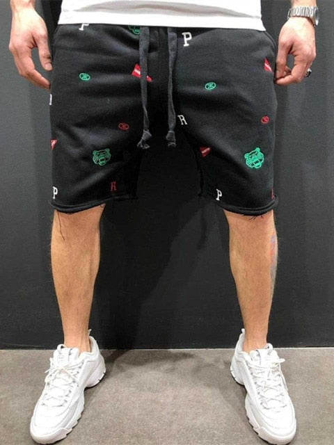 Embroidered Fashion Shorts Pants