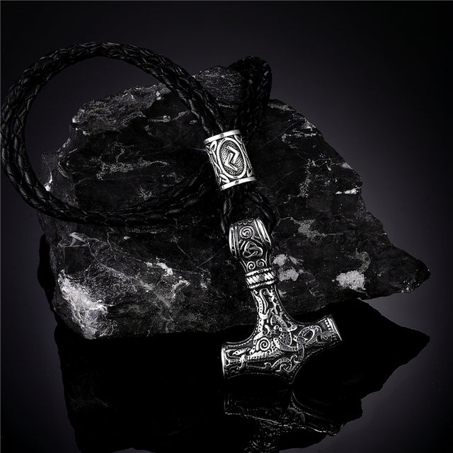 Norse Vikings Thor Hammer Pendant Necklace