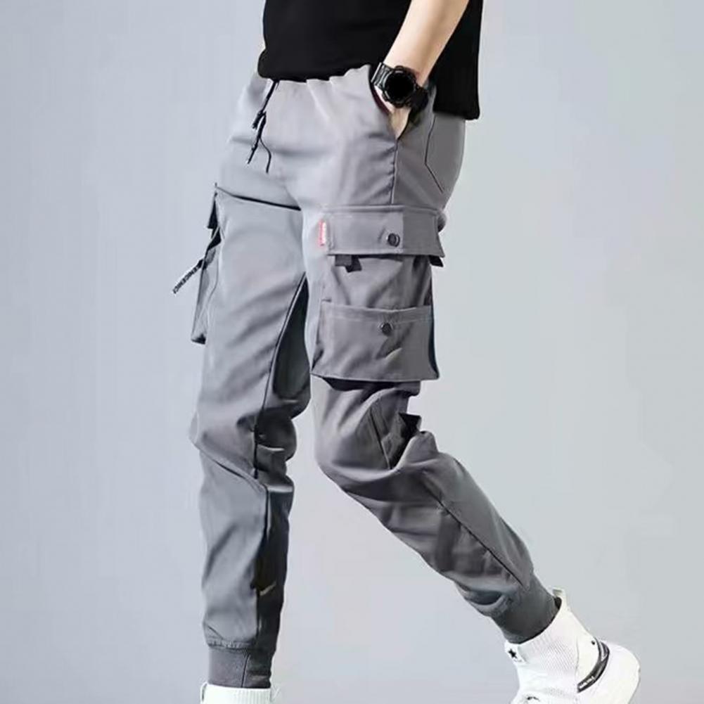 Men Cargo Skinny Fit Sweatpants