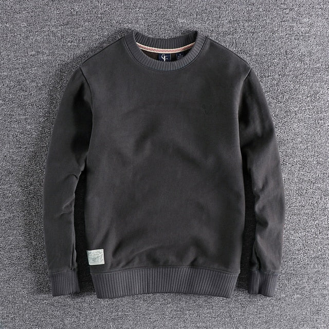 Vintage Fleece Casual Long Sleeve Sweater