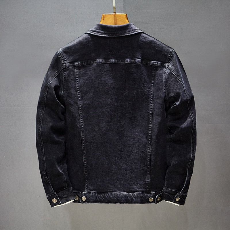 Men Casual Slim Denim Jacket
