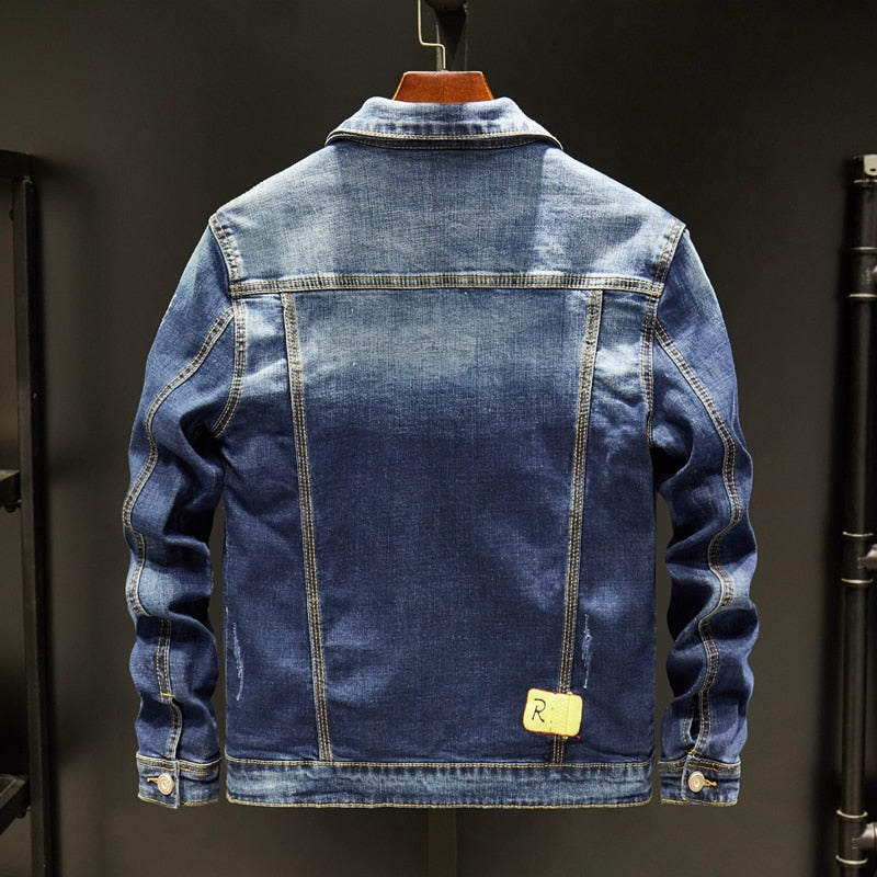 Men's Blue Denim Slim jeans Jacket