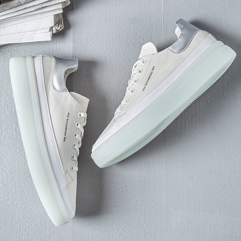 Casual British Fashion Flat Platform Sneakers