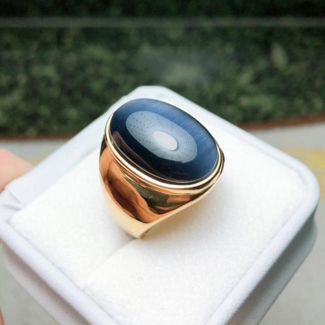Black Enamel Ring