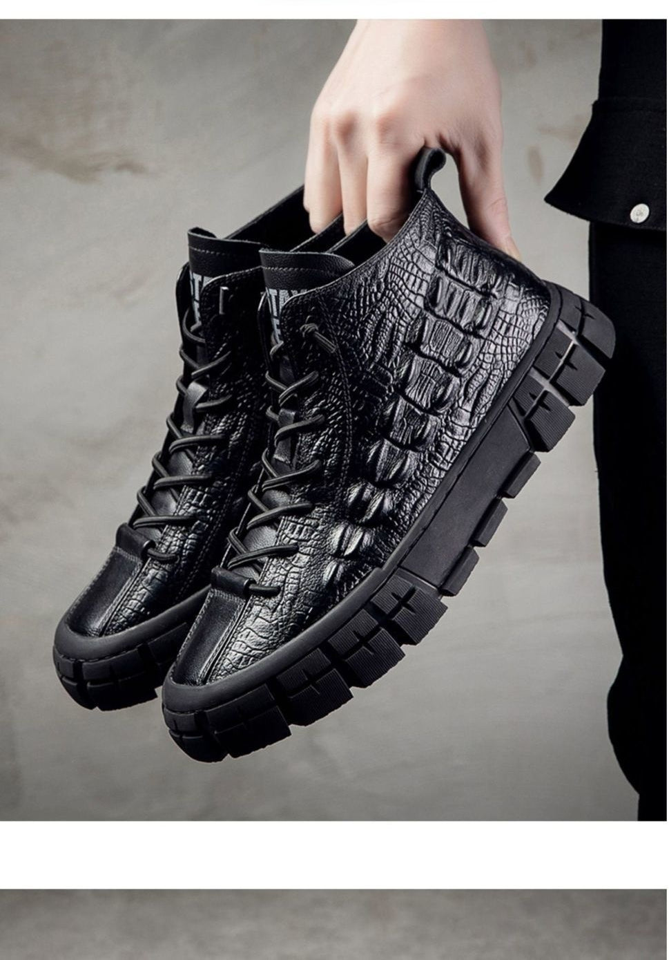 Wild Leather Mid-Top British Sneakers