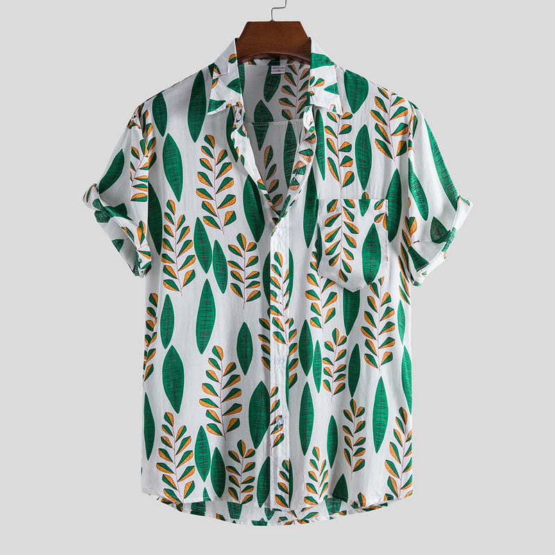 Floral Loose Casual Hawaii Beach Shirt