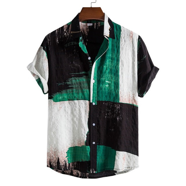 Floral Loose Casual Hawaii Beach Shirt