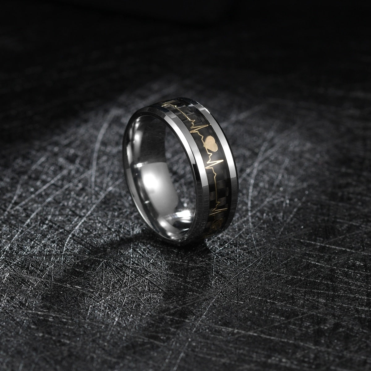 Heartbeat Glowing Rings